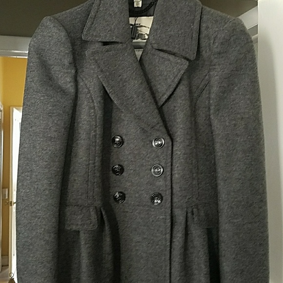 burberry coat grey